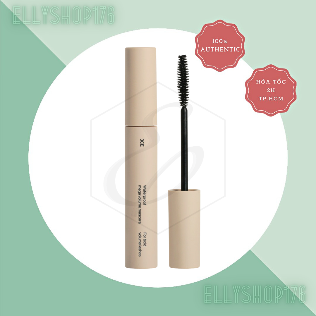 Chuốt Mi 3CE Waterproof Mega Volume Mascara #Black